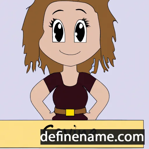 cartoon of the name Savanne