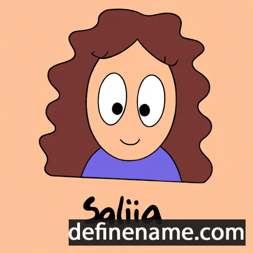 cartoon of the name Savilla