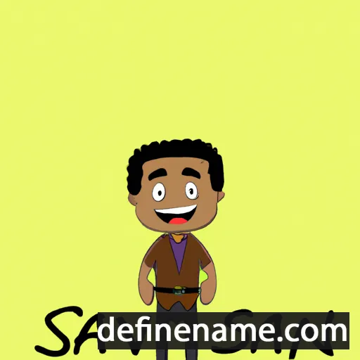 Savion cartoon