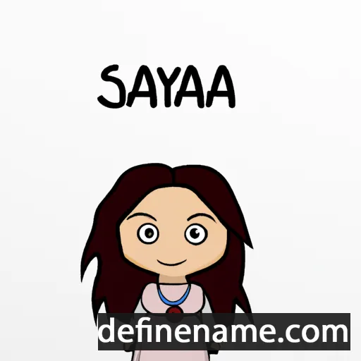 Sayda cartoon