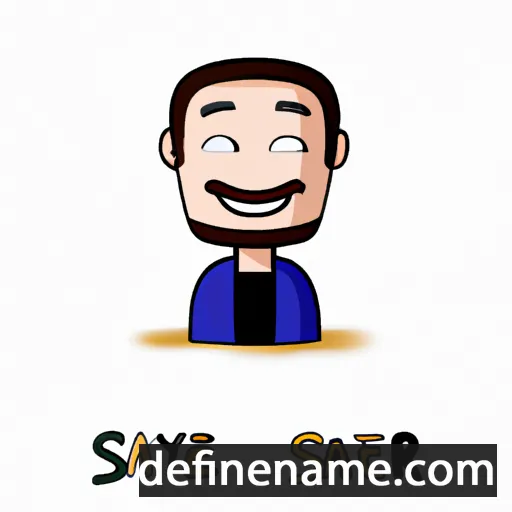 cartoon of the name Sayer