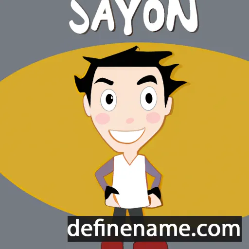 Saymon cartoon