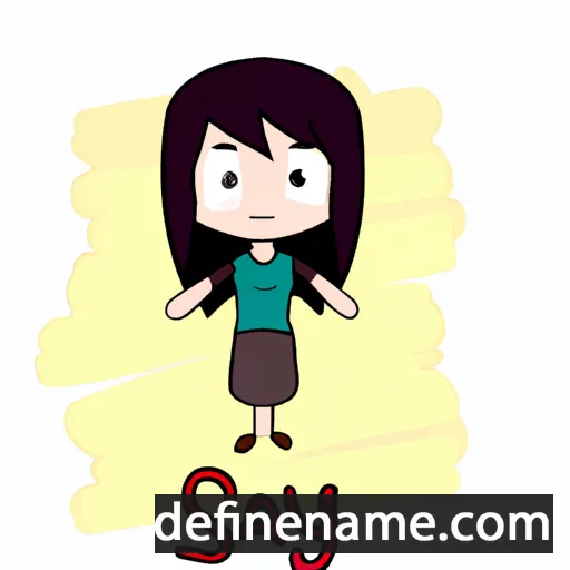 cartoon of the name Sayu