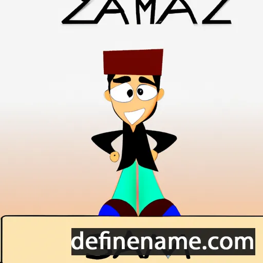 cartoon of the name Sazami