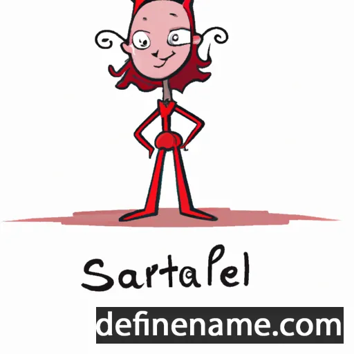 cartoon of the name Scarlat