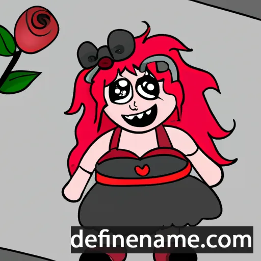 cartoon of the name Scarletrose