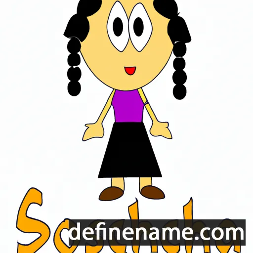 cartoon of the name Schoschana