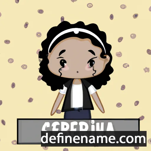 cartoon of the name Sébrina