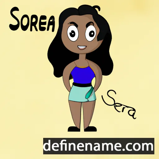 cartoon of the name Séfora