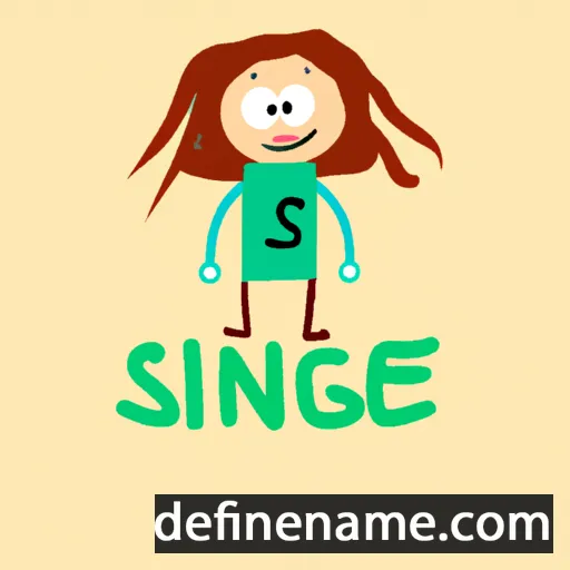 Séigíne cartoon