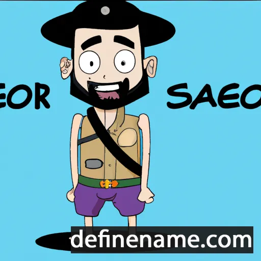 cartoon of the name Seargeoh