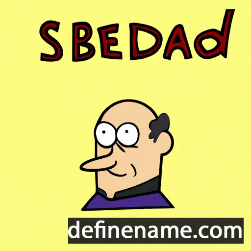 cartoon of the name Sebald