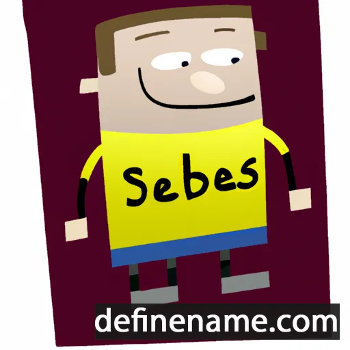 cartoon of the name Sebes