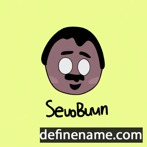 cartoon of the name Sebustianu