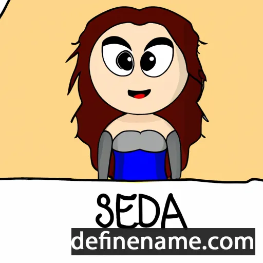 cartoon of the name Sedea