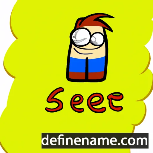 cartoon of the name Seefke