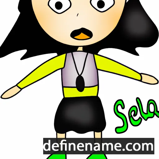 Seela Sata cartoon