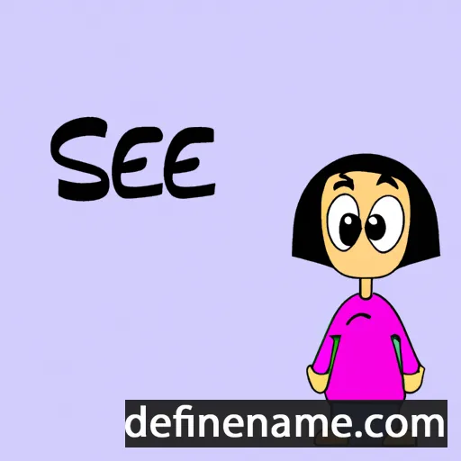 cartoon of the name Seere