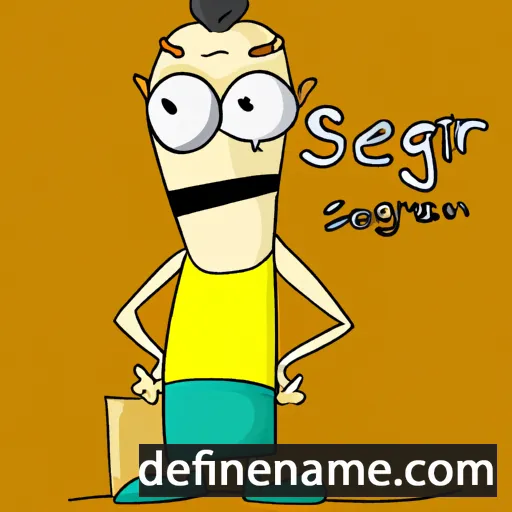 cartoon of the name Segri