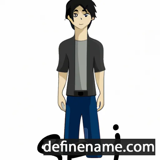 cartoon of the name Seiji