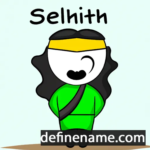 cartoon of the name Seithati