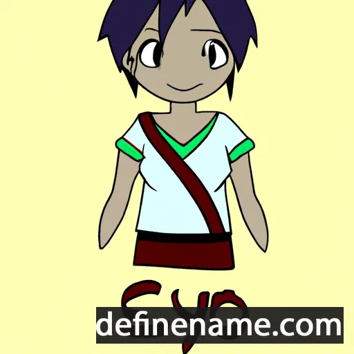 cartoon of the name Seiyo