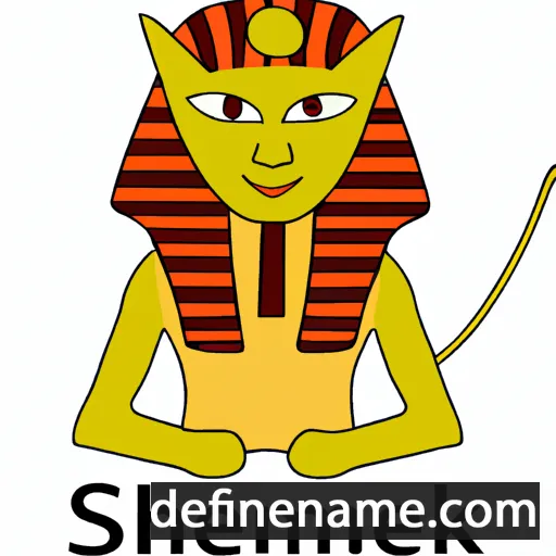 cartoon of the name Sekhmet