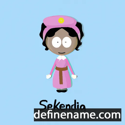 cartoon of the name Sekundila