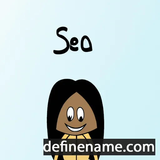 cartoon of the name Sela