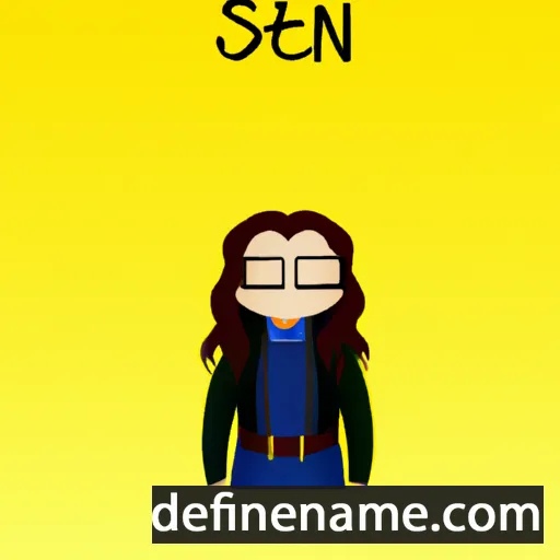 cartoon of the name Seleni