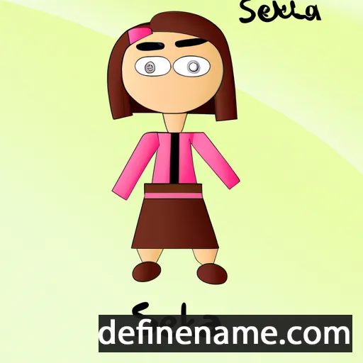 Selika cartoon