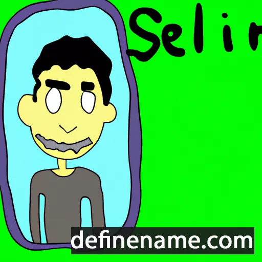 cartoon of the name Selvin