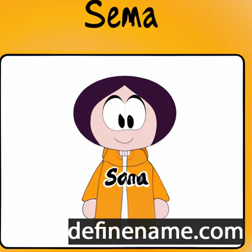 cartoon of the name Sema