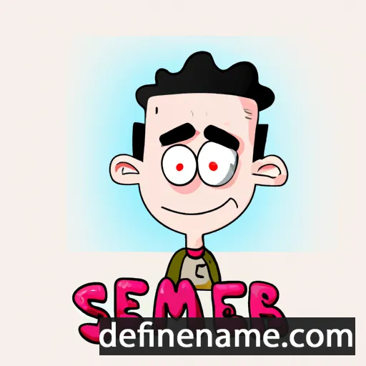 cartoon of the name Semere