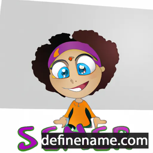 cartoon of the name Semhar