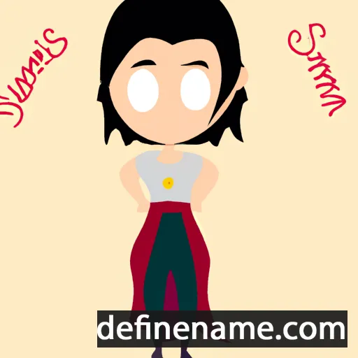 cartoon of the name Semíramis