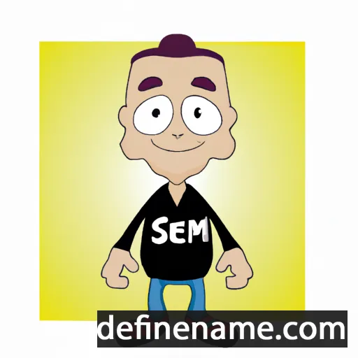 cartoon of the name Semir