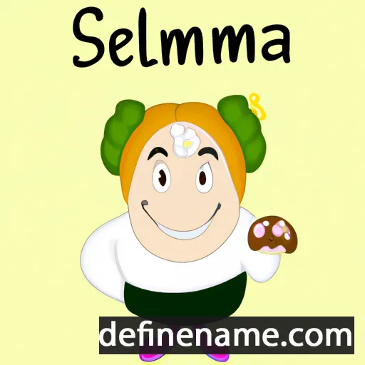 cartoon of the name Semla