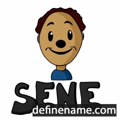 cartoon of the name Señe