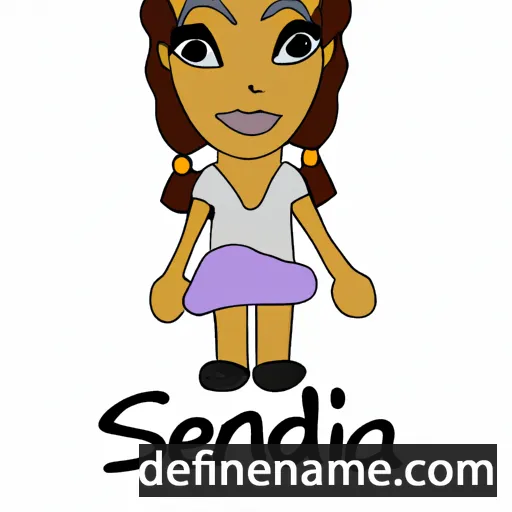 cartoon of the name Senaida