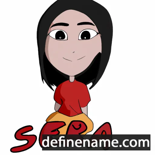 cartoon of the name Senara