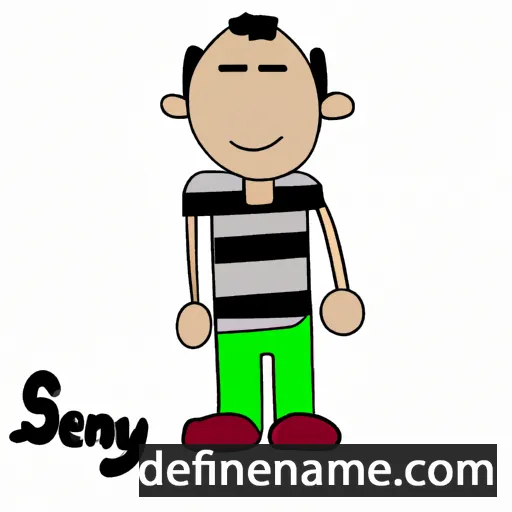 cartoon of the name Seney