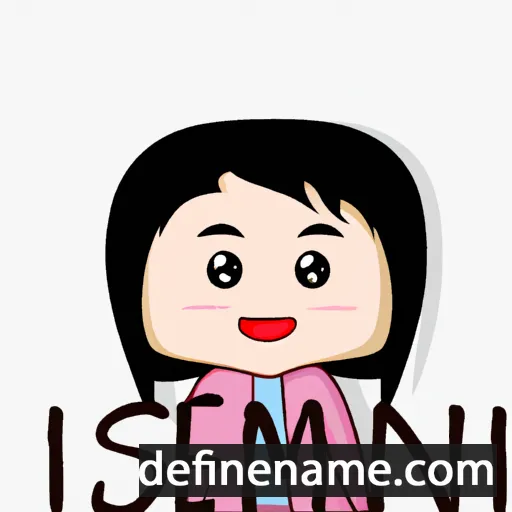 cartoon of the name Senmi