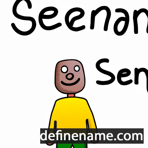 cartoon of the name Sennen