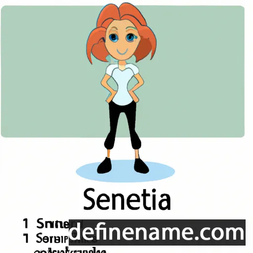 cartoon of the name Sentina