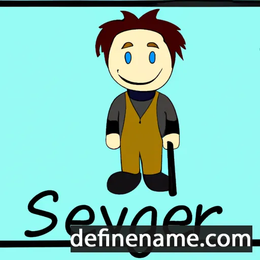 cartoon of the name Şevger