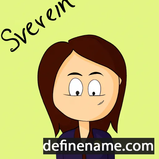 cartoon of the name Sévériane