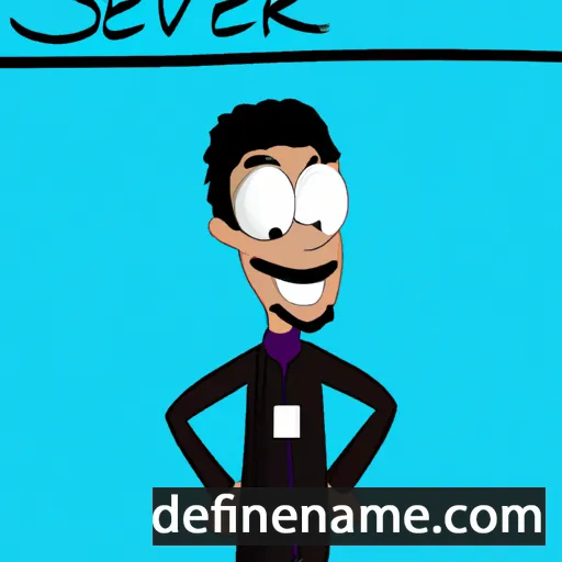 cartoon of the name Séver