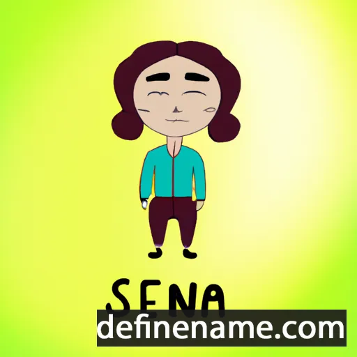 cartoon of the name Senya