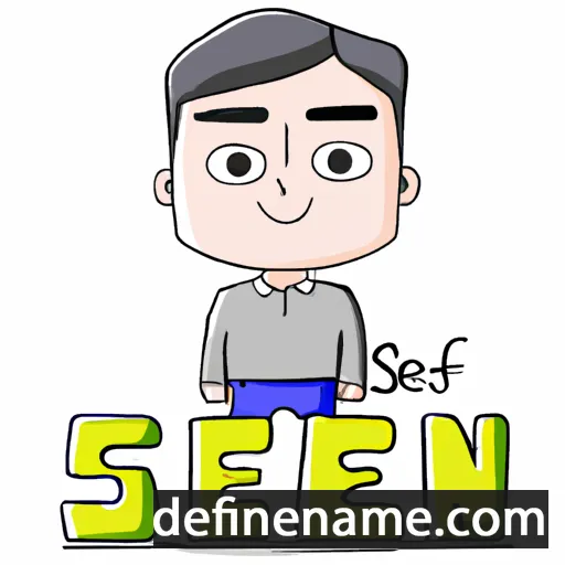 cartoon of the name Seo-jin